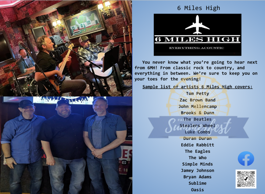 Friday, July 26th Fairview Park Summerfest