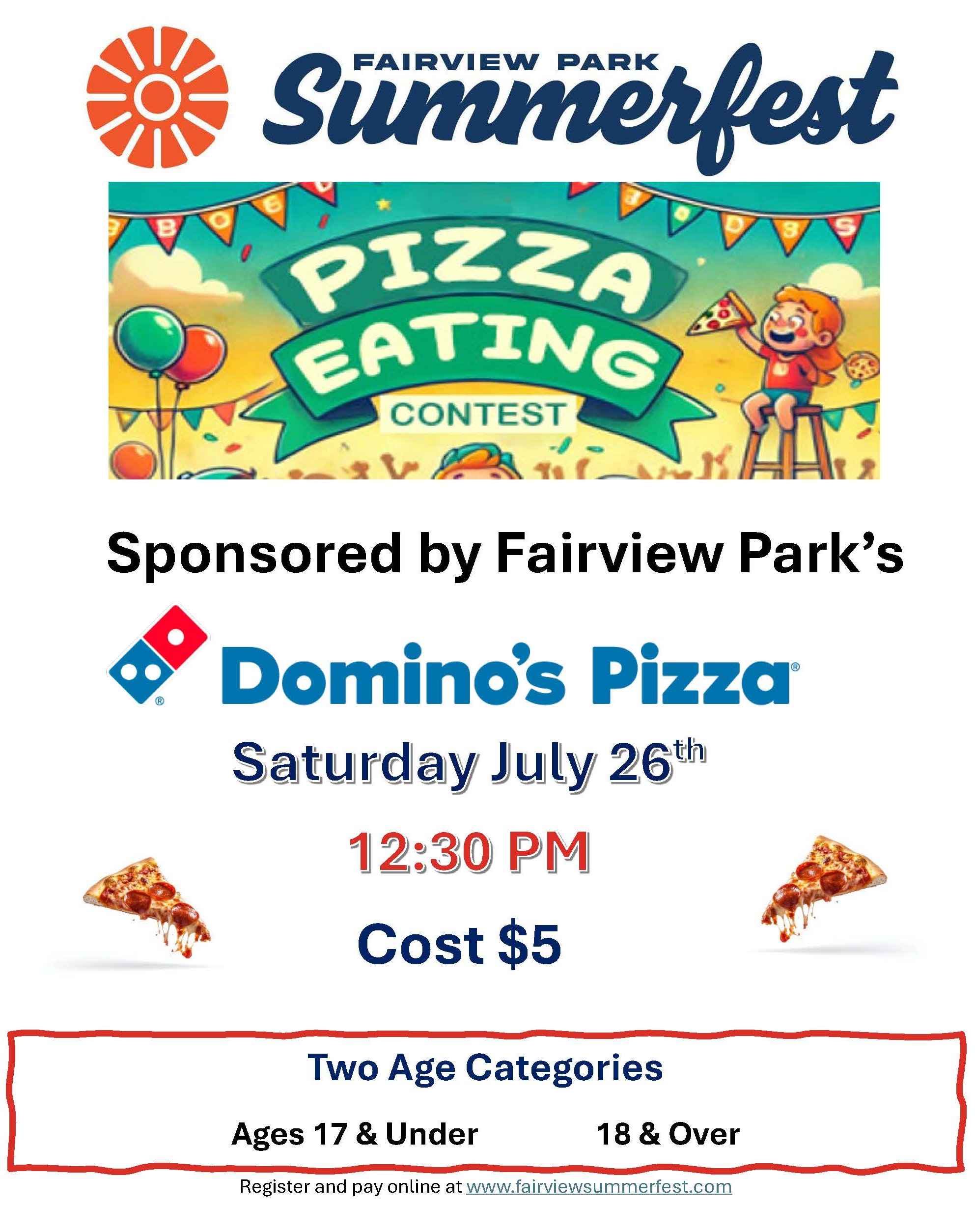 2026 Pizza Eating Contest