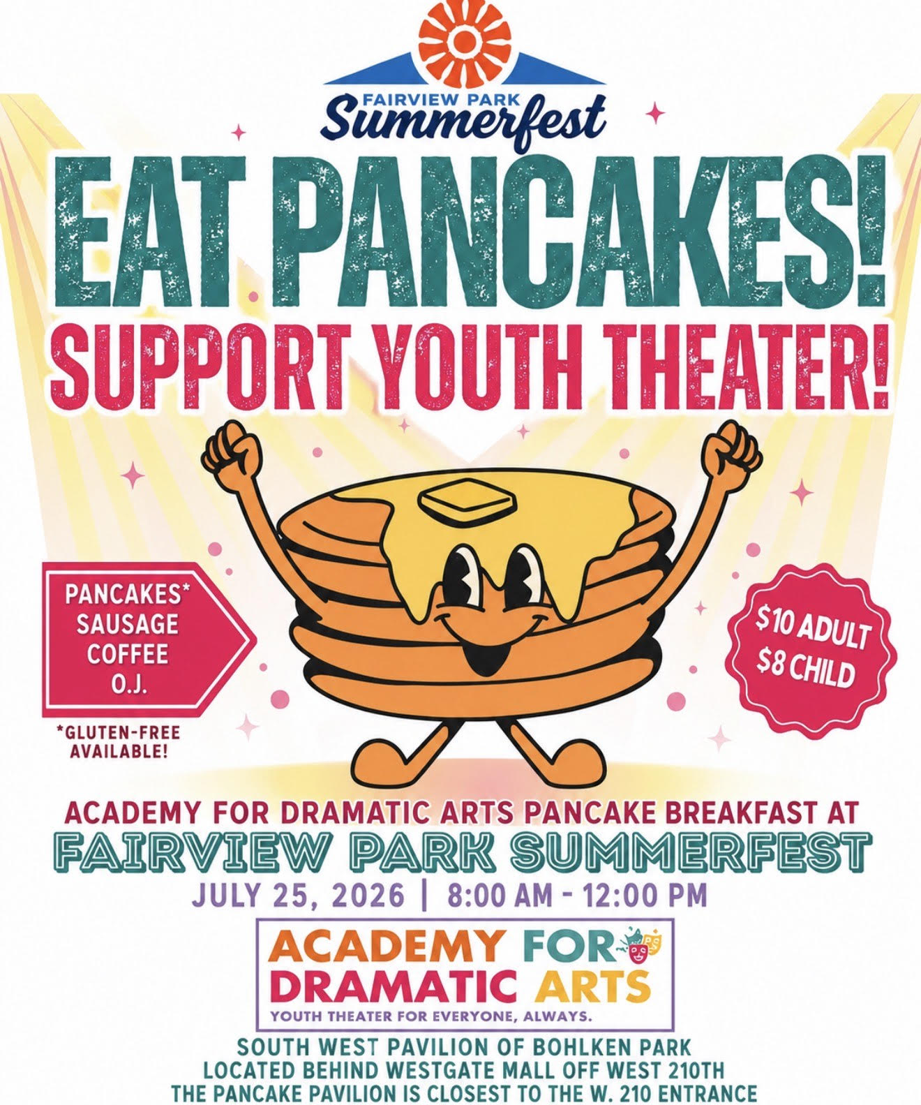 Summerfest 2026 Pancake Breakfast